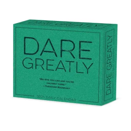 Willow Creek Press 2026 Dare Greatly Box Calendar image {6}
