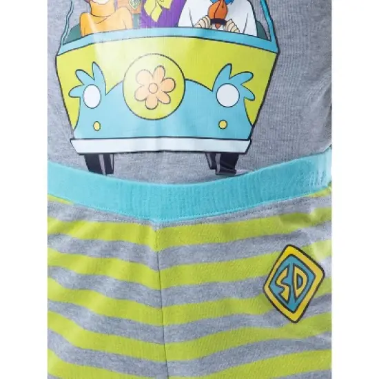 Scooby Doo Boys Mystery Machine Long Sleeve Shirt And Pants Pajama Set Multicolor image {3}
