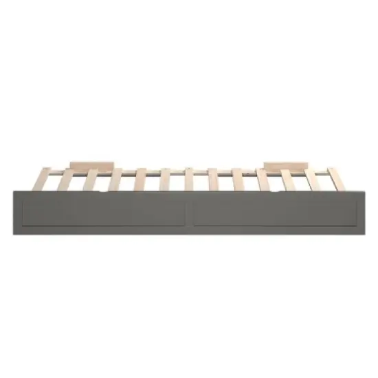 Twin XL Trundle Bed Gray - AFI image {2}