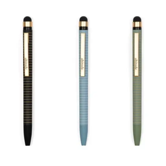 Altitude 3pk Stylus Ballpoint Pens 1.0mm Black Ink image {5}