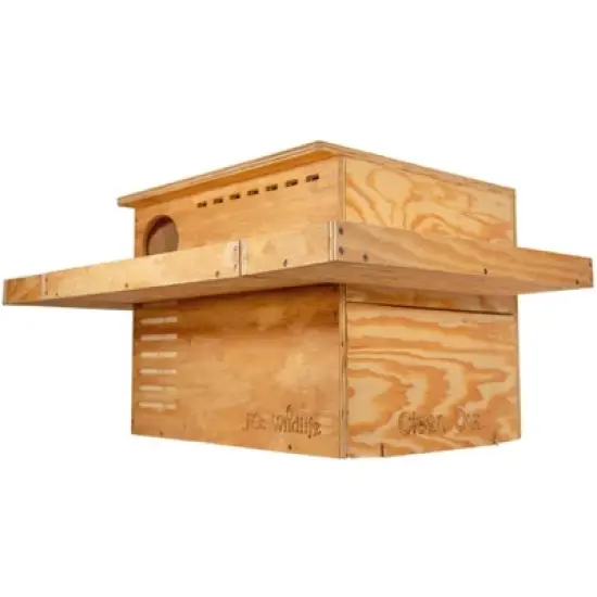 JCs Wildlife 3 Sided Platform Barn Owl Nesting Box image {3}
