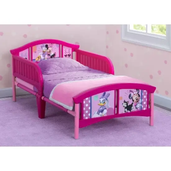 Delta Children Disney Minnie Mouse Plastic Toddler Bed image {2}