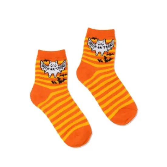 Kids' Halloween Socks Orange Stripe - Bullseye's Playground&trade; image {3}
