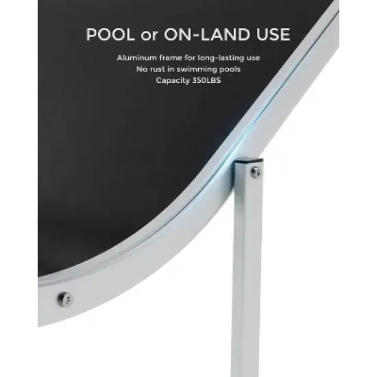 Chaise Lounge Set of 2 - Outdoor Chairs, All-Weather Textilene Mesh & Steel Frame - Poolside, Beach, Backyard Sun Loungers for Patio, Deck & Garden image {4}