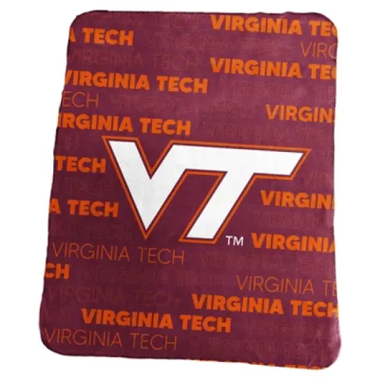 NCAA Virginia Tech Hokies Classic Throw Blanket image {1}