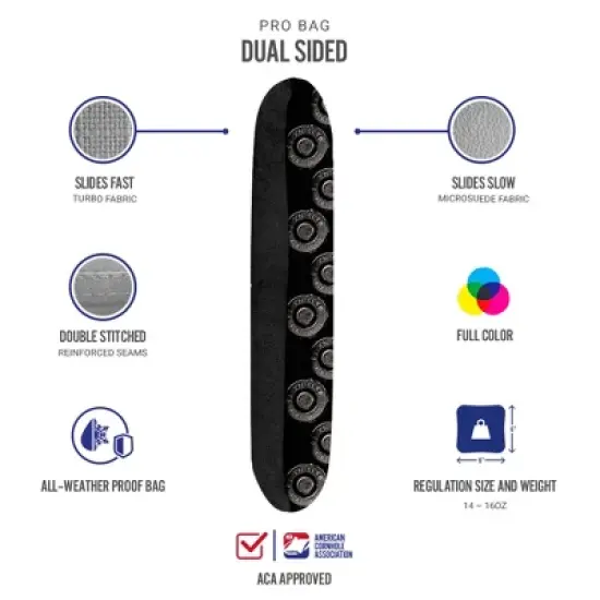 Target Synergy Pro Black Cornhole Bags (Set of 4) image {2}