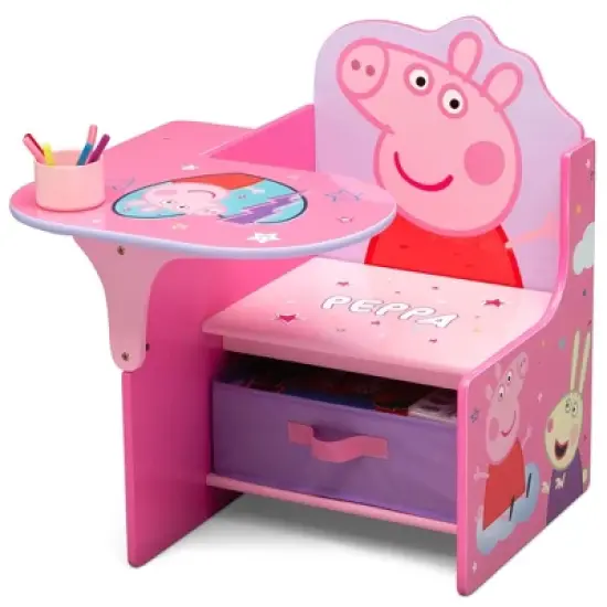 Peppa Pig Chair Desk with Storage Bin - Delta Children image {2}