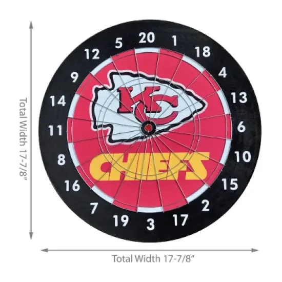 NFL Kansas City Chiefs Paper Dartboard Gift Set image {2}