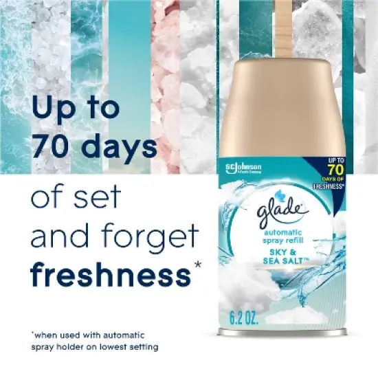 Glade Automatic Spray Air Freshener Refills - Sky & Sea Salt - 12.4 fl oz/2pk image {7}