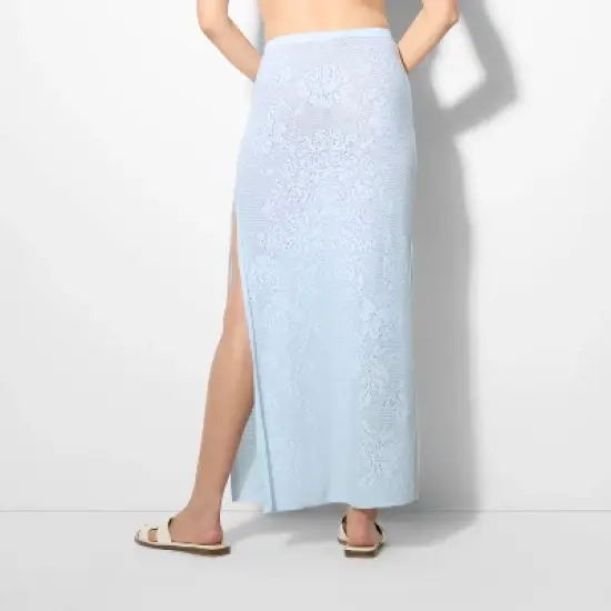 Women's Rose Pointelle Sweater Maxi Skirt - Wild Fable&trade; image {2}