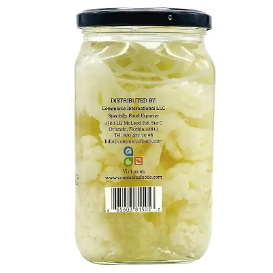 Eastern Feast - Pickled Cauliflower in Brine, 28 oz (825g) image {2}