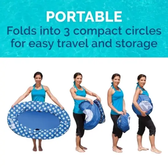 SwimWays Spring Float Paddle Paws Dog Pool Float - Large (65 lbs and Up) image {3}