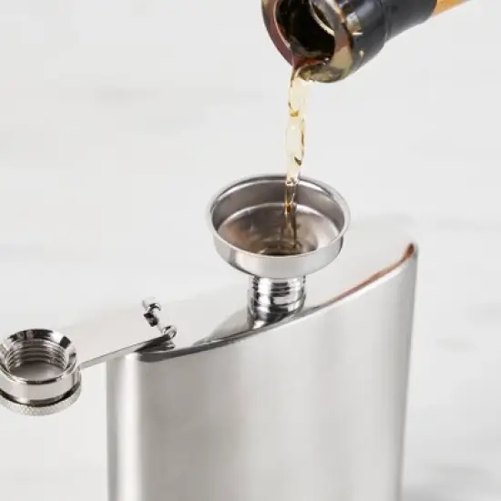 True Oracle Flask Funnel - Stainless Steel Funnel - Small Funnel for Flasks and Bottles - Dishwasher Safe Set of 1 image {3}