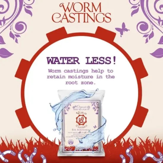 Organic Mechanics Worm Castings Soil Amendment image {3}