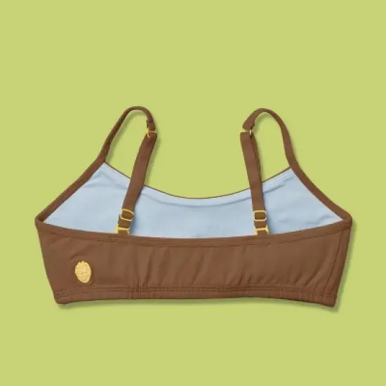 Yellowberry Girls' Ultimate Full Coverage Cotton First Bra with Convertible and Adjustable Straps image {2}
