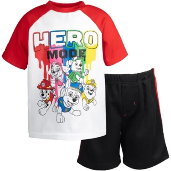 Paw Patrol Chase Rubble Everest Skye Marshall T-Shirt Mesh Shorts  image {8}