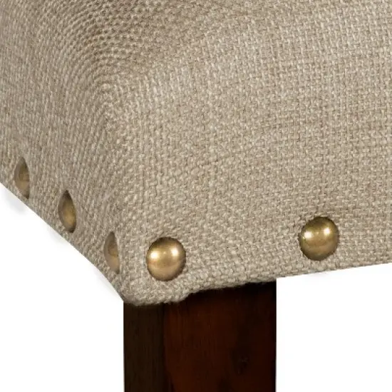 Set of 2 Classic Parsons Chair with Nailhead Trim - Homepop image {6}