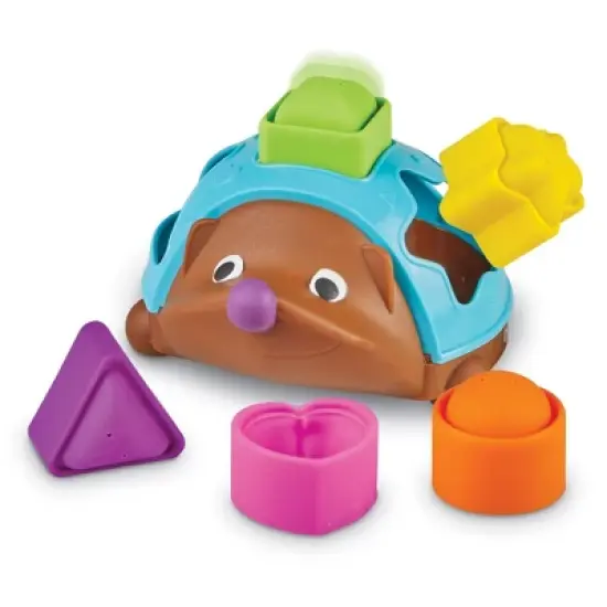 Learning Resources Spike the Fine Motor Hedgehog Poppin' Shapes Sorter image {1}
