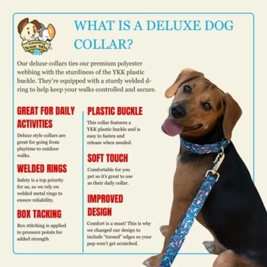 Country Brook Petz Deluxe Dog Collar - Critter Corner Collection - Made In The U.S.A. image {3}