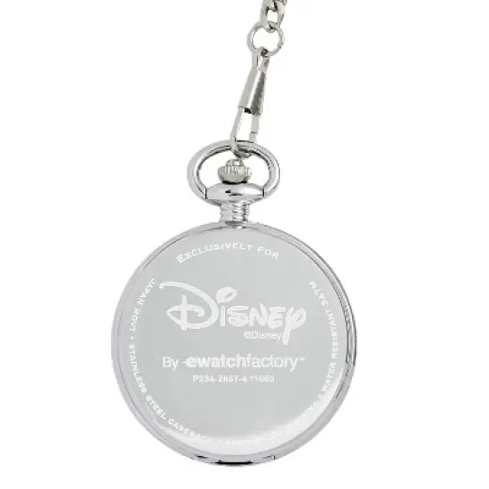 Men's Disney Mickey Mouse Pocket Watch - Silver image {3}