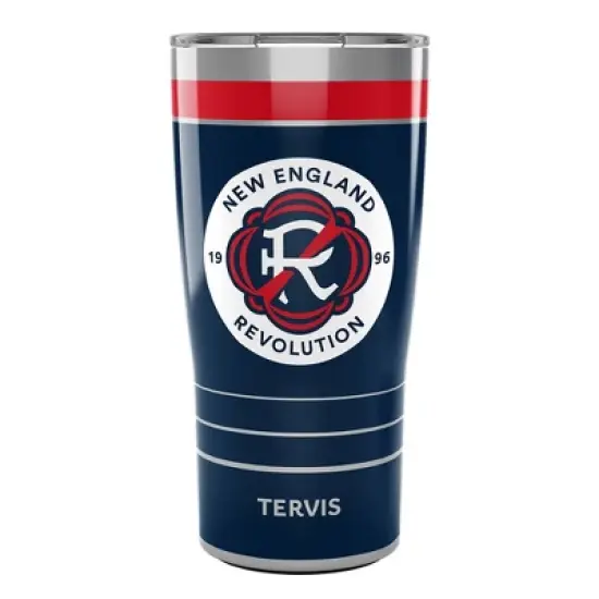 MLS New England Revolution 20oz MVP Stripe Stainless Steel Tumbler image {3}