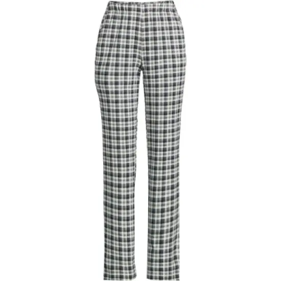 Lands' End Women's Sport Knit High Rise Elastic Waist Pull On Pants image {24}