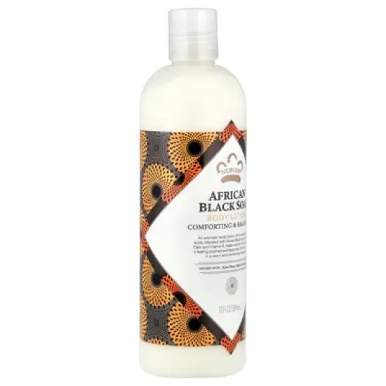 Nubian Heritage Body Lotion, African Black Soap, 13 fl oz (384 ml) image {3}