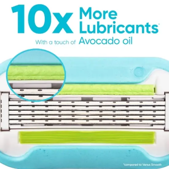 Venus Extra Smooth Women's Razor Handle, 1 Razor Blade Refill and Shower Holder image {2}