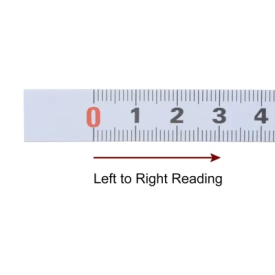 Unique Bargains Steel Left to Right Read Sticky Metric Scale Tape Measure 300cm image {2}