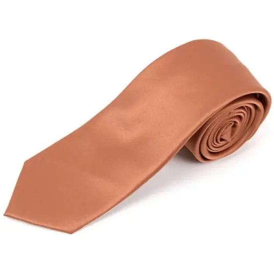 Men's Solid Color 2.75 Inch Wide And 57 Inch Long Slim Neckties image {28}