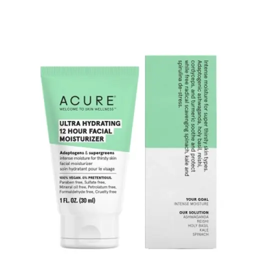 Acure Ultra Hydrating 12 Hour Moisturizer - 1 fl oz image {2}