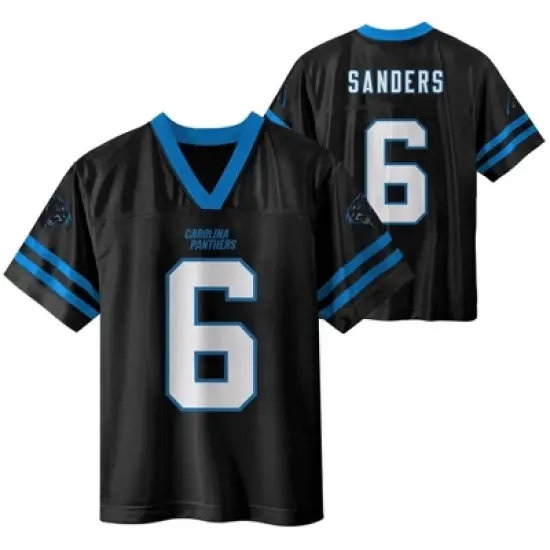 NFL Carolina Panthers Boys' Short Sleeve Sanders Jersey image {3}