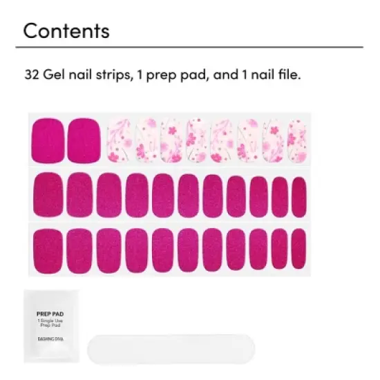 Dashing Diva Gloss Gel Nail Polish Strips - 32ct image {3}