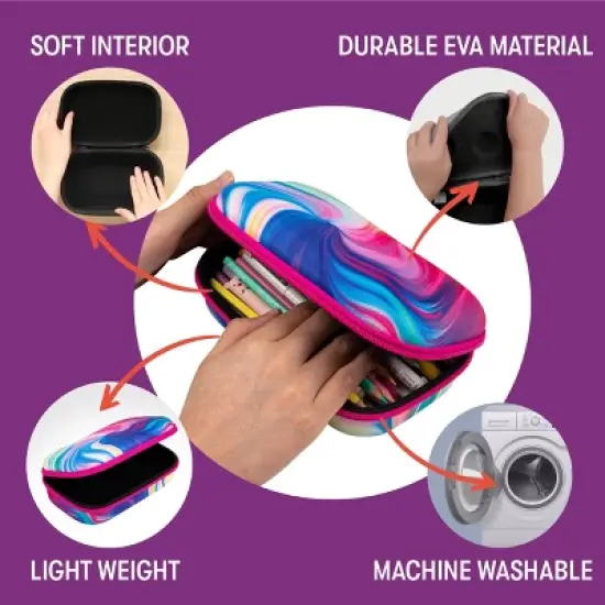 ZIPIT Colorful Pencil Case, Pencil Box for Girls image {2}