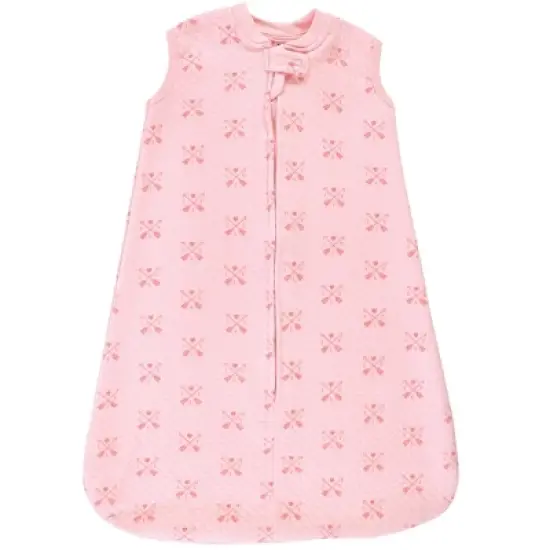 Hudson Baby Infant Girl Premium Quilted Sleeveless Sleeping Bag and Wearable Blanket, Girl Forest image {2}