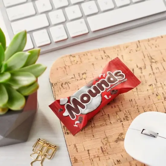 Mounds Dark Chocolate and Coconut Snack Size Candy Bars - 11.3oz, Bag image {5}