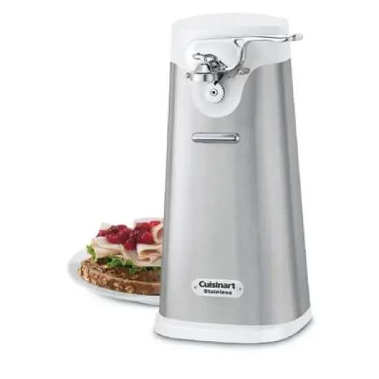 Cuisinart Deluxe Can Opener - Stainless Steel SCO-60: Electric, BPA-Free, Freestanding, Silver, 3-Year Warranty image {3}