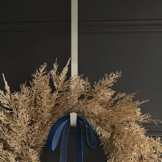 13.5" Metal Christmas Wreath Hanger Silver - Wondershop&trade; image {2}