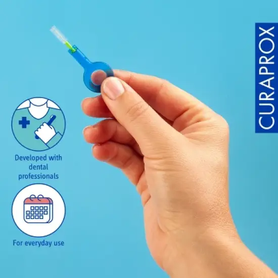 Curaprox CPS Prime Start Mixed Set, Interdental Brush Starter Kit for Gentle and Effective Between-Teeth Cleaning image {3}