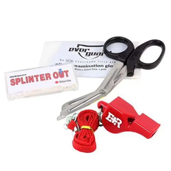 72-Piece First Aid Fanny Pack Kit with Adult & Infant CPR Masks image {2}