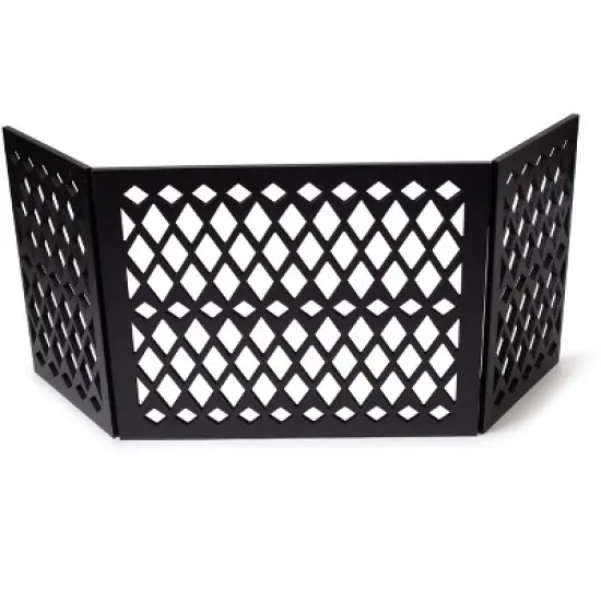 Hoovy Short Dog Gate, Freestanding Decorative Pet Gates, Foldable Gate, Dog Gate for Doorways image {1}