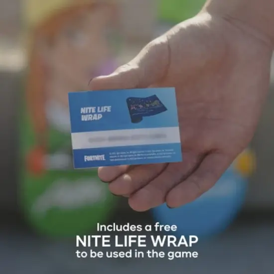 Fortnite Skateboard with metallic graphics, aluminum trucks and ABEC5 bearings. Includes download code for in-game Nite Life Wrap image {10}