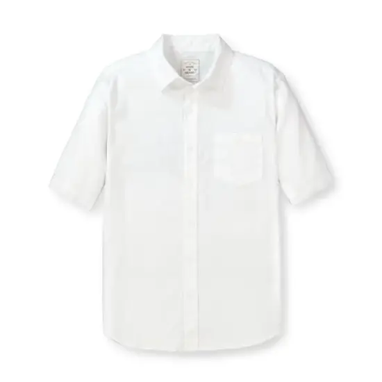 Hope & Henry Mens' Linen Short Sleeve Button Down Shirt image {9}