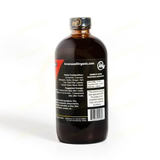 Amenazel Organic Power Bitters, 16 fl oz image {2}