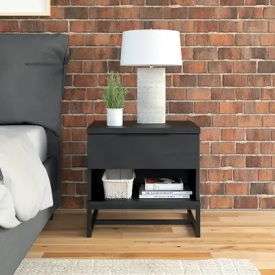 Caldwell Modern Drawer Storage Nightstand - Eco Dream image {3}