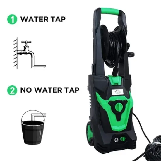 Swtroom Electric Pressure Washer 1800W Power Washer Max 2030 PSI 1.8 GPM Home Patios Cars Fences Driveways image {3}