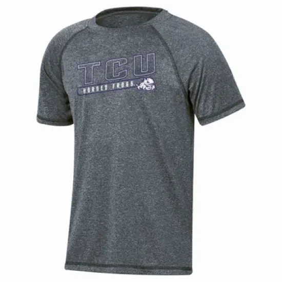 NCAA TCU Horned Frogs Boys' Gray Poly T-Shirt image {3}