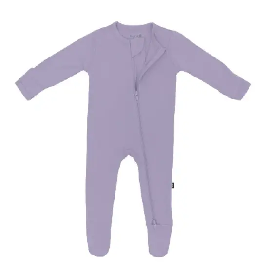 Kyte Baby Zippered Footie in Taro image {4}