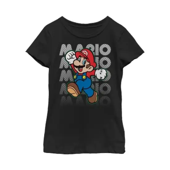 Girl's Nintendo Super Mario Jump T-Shirt image {2}