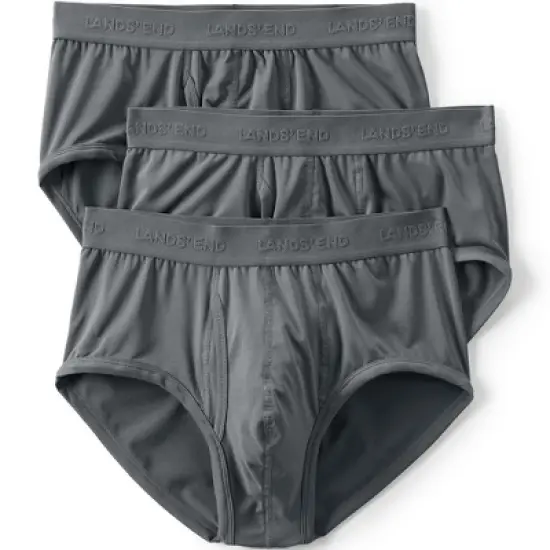 Lands' End Men's Flex Performance Brief 3 Pack image {4}
